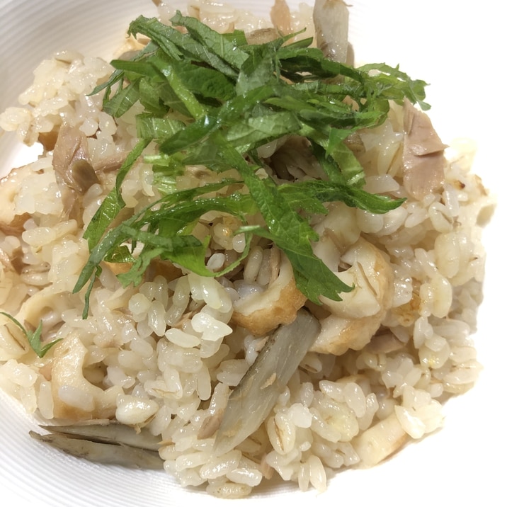 ホントに美味しい!シーチキンとごぼうの炊き込みご飯